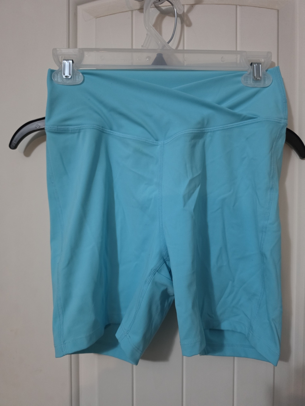 Halara High Waisted Crossbody Yoga Shorts